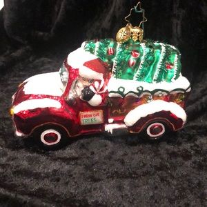 Christopher Radko Christmas tree delivery ornament
